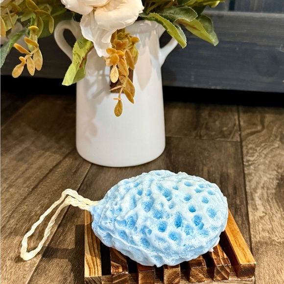 lil bit country soaps & candles by Becca LLC Other - Handcrafted coconut milk infused bath sponge vanilla coconut scented